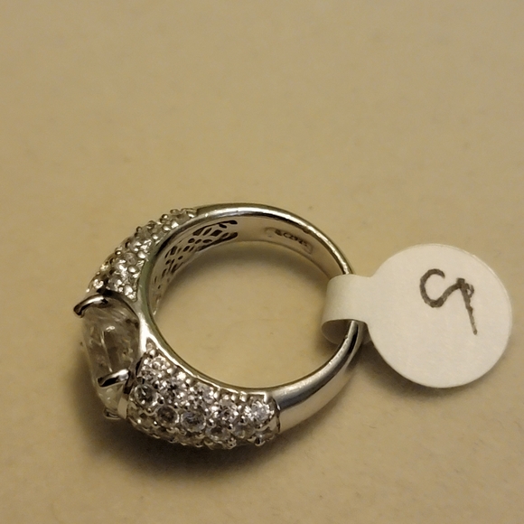 Sterling silver 925 cz size 5 - Picture 2 of 2